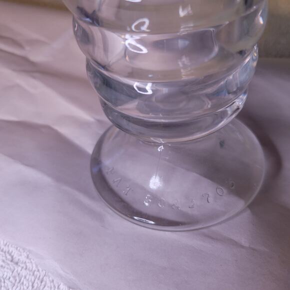 Ice Cream Soda Fountain Clear Glass 7.5" Dish Cup Single 1930 Mondae Siren - Picture 9 of 9